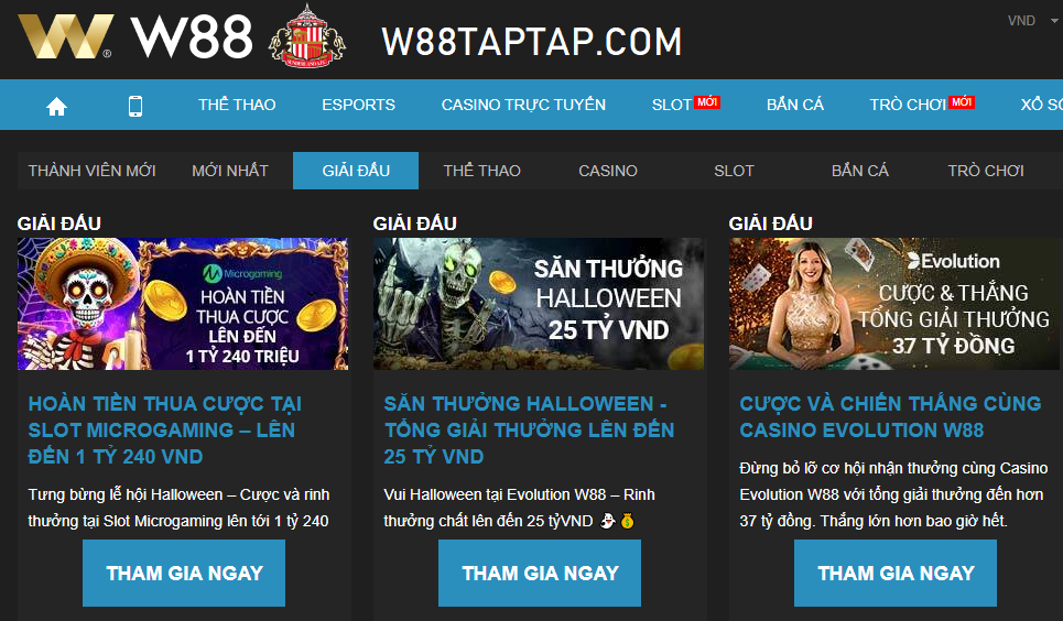 Chương trình khuyến mãi W88 quanh năm Chương trình khuyến mãi W88 quanh năm